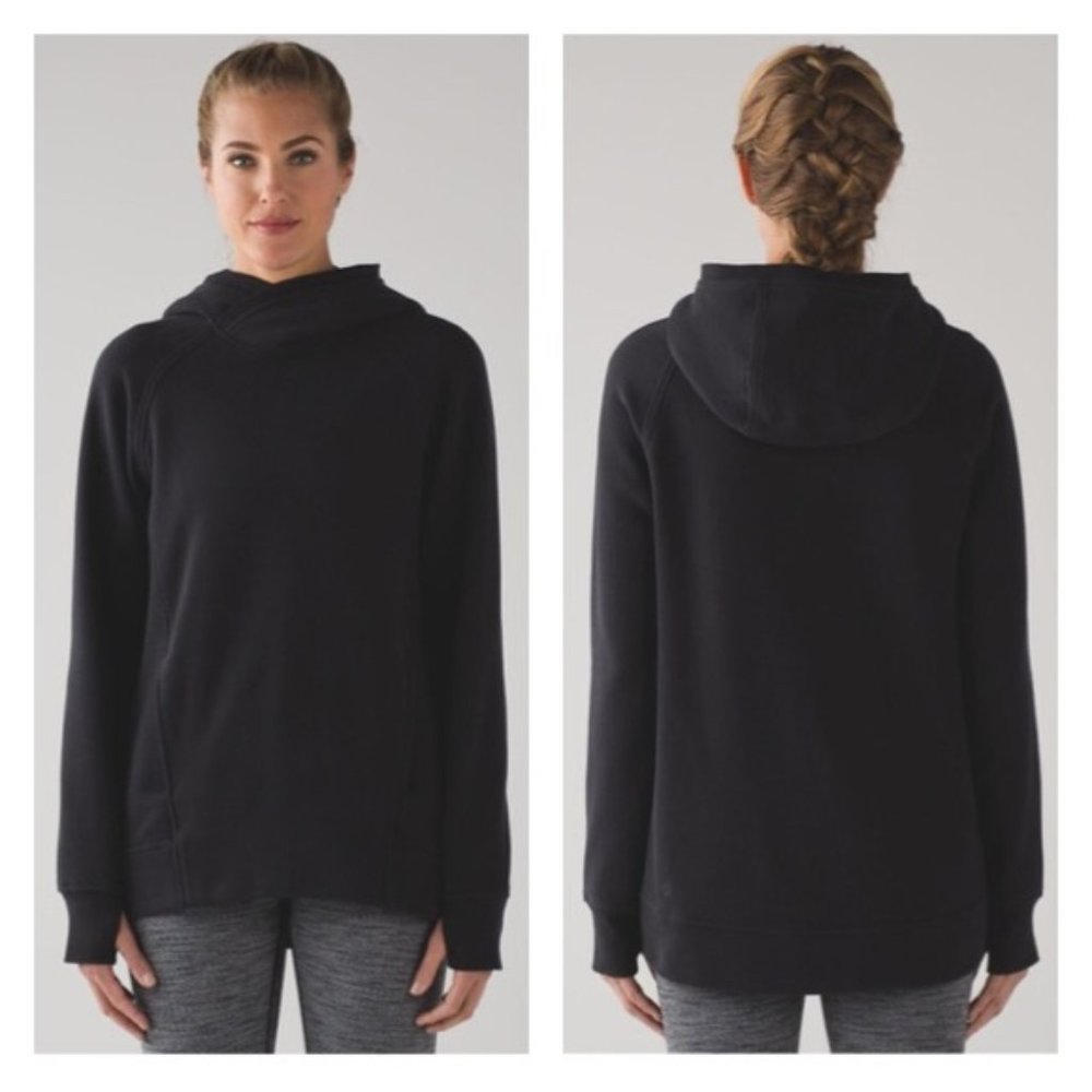NWOT Lululemon Fleece Please Pullover Black - Picture 3 of 3